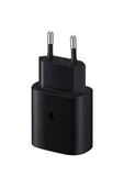 Samsung Galaxy M14 5G Fast Charging 25W Type-C Çıkışlı Kablolu Şarj Aleti Siyah(Samsung Türkiye Gara - 2
