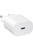 Samsung Galaxy A54 5G Fast Charging 25W Type-C Çıkışlı Kablolu Şarj Aleti Beyaz(Samsung Türkiye Gara - 3