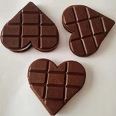 Kalp Tasarımlı Çikolata Not Defteri thumbnail 1