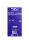 MOBİX Mobix Usb-c To Type-c ^3a Data Ve Şarj Kablosu- Beyaz - 2