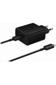 Samsung TA800 Fast Charg. 25W Type-C Şarj Aleti Siyah (Samsung Türkiye Garantili) - 2