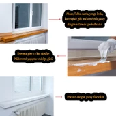 Akril Lake Emaye Macunu Tahta Ahşap Sunta Mdf Yonga Kontrplak Duralit Dolgu Tamir Macunu Beyaz 3 Kg - 2