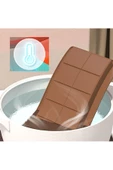 WENTER 8 Bölmeli Dubai Çikolatası Kalıbı Silikon Çikolata Kalıbı Derinlik 2,5 Cm, 10 X 15, 100 Gr. - 7