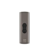 Transcend TS1TESD330C 1TB Type-C 10Gbps Gizlenebilir Başlıklı Taşınabilir Metal Kasa SSD - 2