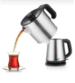 Teba Paslanmaz Çelik Çay Makinası çaycı 1500 w 1,8 lt emniyet sistemli - 4