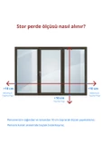 Lazer Kesim Mat Stor Perde, Lazer Kesimli Klasik Serisi, C-1004 Antrasit Renk - 2