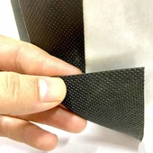 Yapışkanlı Çanta Astar Tela ( 100x80 Cm ) Siyah - 2