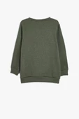 Koton Erkek Çocuk Sweatshirt Uzun Kollu Bisiklet Yaka Futbol Temalı Baskı Detaylı - 2