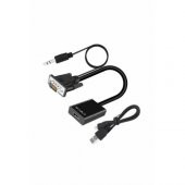 VGA Hdmi Çevirici Dönüştürücü Kablo Ses Destekli Vga to Hdmi - 1