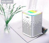 PrimeX Premium Koleer S818G Bluetooth 5.0 RGB 5W 70Hz Kablosuz Hoparlör Gri - 2
