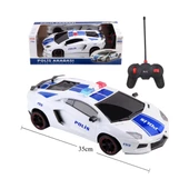 TOYSAN UZAKTAN KUMANDALI ŞARJLI POLİS ARABASI FULL FONKSİYON 1/12 ÖLÇEK - 1