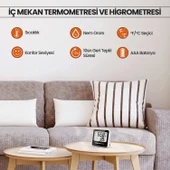 ThermoPro TP157 İç Mekan (Sera, Dolap, Bebek Odası) Hassas Sıcaklık ve Nem Ölçer Mini Termometre 2 Adet - 2