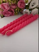 YASİMA 3 Lü BURGU Mum şamdan dekor Yılbası Özel Gün MUMU - 2