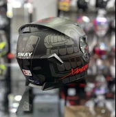 Sway 820 Full Face Aynalı Vizör Kapalı Motosiklet Kaskı M Beden Xamurai thumbnail 4