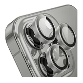 SHAZA Iphone 16 Pro / 16 Pro Max İle Uyumlu Darbeye Dayanıklı Mekanizmalı Safir Kamera Lens Koruyucu Natural - 1