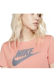 Nike - Logo baskılı  bayan tişört (pamuk)- BV6169-606 - 5