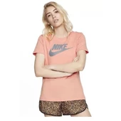 Nike - Logo baskılı  bayan tişört (pamuk)- BV6169-606 - 1