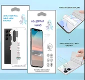 iPhone X - NANO Ekran Koruyucu HD Şeffaf  + NANO Arka Kaplama SET Ultra İnce Esnek - 1