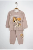 Paw Petrol Fitilli İnterlok Kız Pijama Takımı - 1