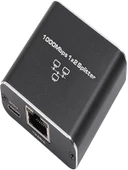 Ethernet Ayırıcı 1'i 2 Arada Çıkış Yüksek Hızlı 1000Mbps Cat5/5e/6/7/8 Kablo İçin Ayırıcı Adaptörü thumbnail 2