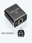 Ethernet Ayırıcı 1'i 2 Arada Çıkış Yüksek Hızlı 1000Mbps Cat5/5e/6/7/8 Kablo İçin Ayırıcı Adaptörü thumbnail 6