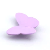 Plastik Kelebek Kulp Lila Mobilya Çoçuk Odası Kız Erkek Dolap Kapak Kulpu Çekmece Kulbu 1 ADET - 8