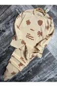 PALMİYE Desenli Erkek Pijama Takımı - 2