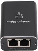 Ethernet Ayırıcı 1'i 2 Arada Çıkış Yüksek Hızlı 1000Mbps Cat5/5e/6/7/8 Kablo İçin Ayırıcı Adaptörü thumbnail 3