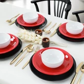Ege Crimson Yemek Takımı 12 Parça 4 Kişilik - 650 - 6