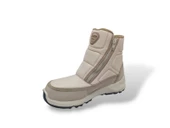 Scooter 7449 Kadın Krem Fermuarlı Su Geçirmez ( Watertight ) Kar Botu - 3
