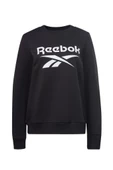 Reebok RI BL Fleece Crew 101473849 Kadın Sweatshirt Siyah XS-XL - 5