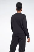 Reebok RI BL Fleece Crew 101473849 Kadın Sweatshirt Siyah XS-XL - 3