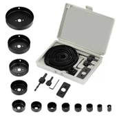 16 Parça Panç Seti Ağaç Kesme Testere Matkap Ucu Takımı Alçıpan Tavan Kesme thumbnail 1