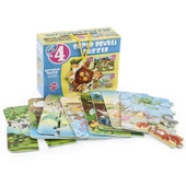 1481 DıyToy Süper Renkli 4'lü Puzzle - Hayvanlar / 8+12+16+24 Parça Puzzle - 5