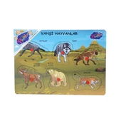 NessiWorldONY-328 329 Onyıl, Ahşap Tutmalı Vahşi Hayvanlar - 1