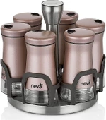 Neva N2490 Sweet Maxi Rose Chocolate 6 Li Baharat Seti - 1