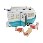 ÇG95 Ahşap Karavan Turkuaz -Okutan - 2