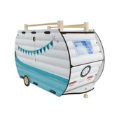 ÇG95 Ahşap Karavan Turkuaz -Okutan - 5