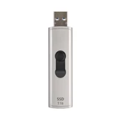 Transcend TS1TESD320A 1TB USB 10Gbps 1050/950MB/s Gizlenebilir Başlıklı Taşınabilir Metal Kasa SSD - 1