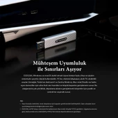 Transcend TS1TESD320A 1TB USB 10Gbps 1050/950MB/s Gizlenebilir Başlıklı Taşınabilir Metal Kasa SSD - 8