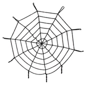 Nessiworld Halloween Cadılar Bayramı Örümcek Ağ Dekor Siyah 1.5 Metre - 1