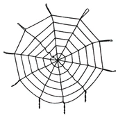 Nessiworld Halloween Cadılar Bayramı Örümcek Ağ Dekor Siyah 1.5 Metre - 2