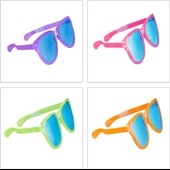 Nessiworld  Büyük Parti Gözlüğü Rengarenk 12 Adet 27x9 cm - 4