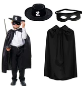 Nessiworld  Zorro Pelerini Şapkası ve Maske Seti Çocuk Boy - 3
