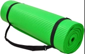 ZERO GYM Egzersiz Matı Yeşil 180X60X1CM Ekstra Kalın Yüksek Yoğunluklu Yırtılmaz Egzersiz Yoga Minderi Ve Taşıma Kayışı - 4