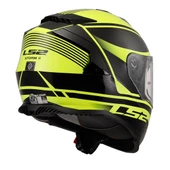 LS2 STORM 2 DODGER MAT SİYAH-NEON SARI KASK thumbnail 4