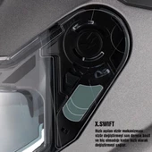 NEXX Y.100 B-SIDE MAT SİYAH-YEŞİL KASK - 5