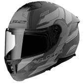 LS2 STREAM 2 SHADOW MAT TITANIUM-GRİ KASK - 1