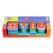 Nessiworld  ​​​​​​​LC Ahşap Geometrik Şekiller Bul-Tak thumbnail 3