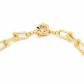 Çelik Zincir Kolye Altın Kaplama 7 MM Tiffany Model ZN-147 - 4